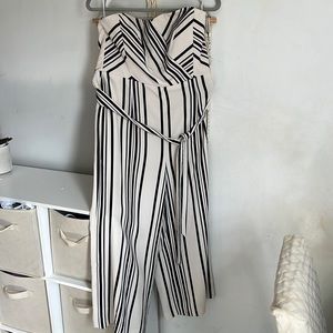 Striped Jumpsuit-Never Worn